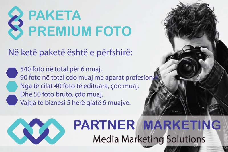 Paketa Premium Foto nga Partner Marketing, si te gjej fotograf ne tirane, fotograf i lire per produkte, fotografi produktesh per online shop, fotosesion profesional ne studio, fotograf per katalog produktesh